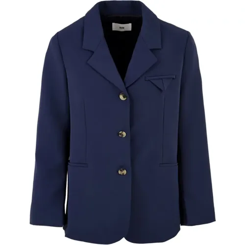 Blaue Jacken für Damen , Damen, Größe: XL - Solotre - Modalova