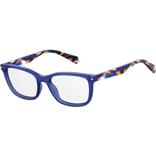 Blaue Acetatrahmenbrille für Frauen - Polaroid - Modalova