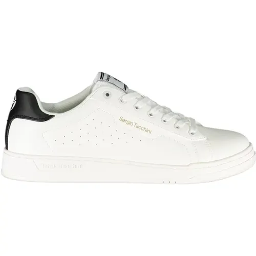 Stilvolle weie Sneakers mit Kontrastdetails - Sergio Tacchini - Modalova