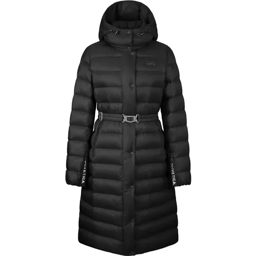 Puffer Jacket with Belt , female, Sizes: M, XL, L, XS, 2XS, S - duvetica - Modalova