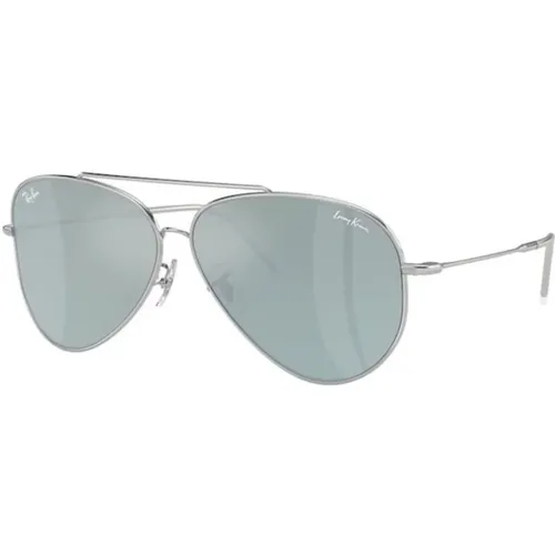 Aviator Reverse Sonnenbrille Silber , unisex, Größe: 62 MM - Ray-Ban - Modalova