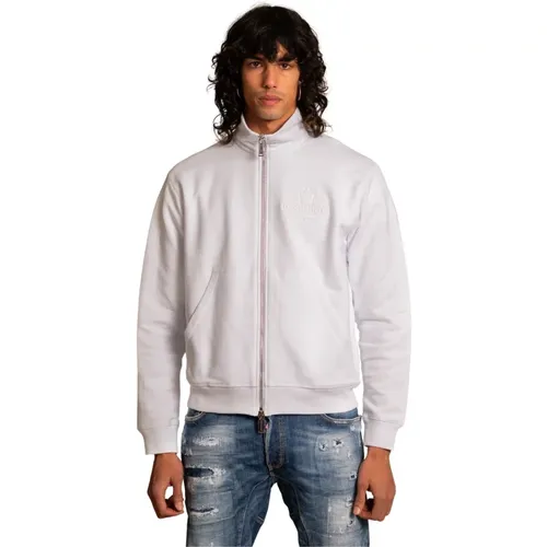 Cotton Sweat Jacket with Elastane , male, Sizes: XL - Dsquared2 - Modalova