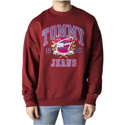 Bordeaux Print Sweatshirt - Tommy Jeans - Modalova