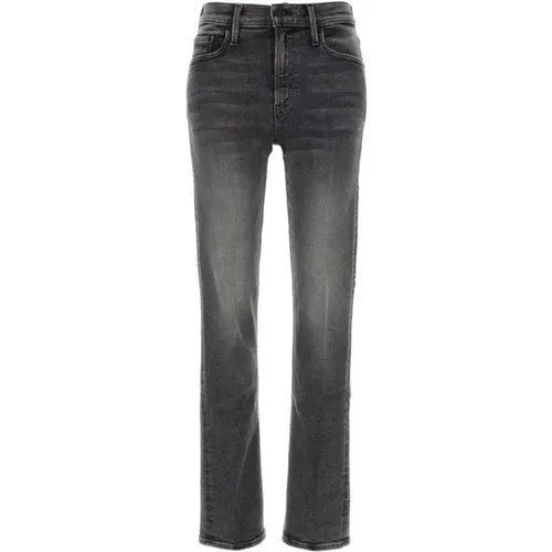 Schwarze Stretch-Denim Rider Skimp Jeans , Damen, Größe: W24 - Mother - Modalova