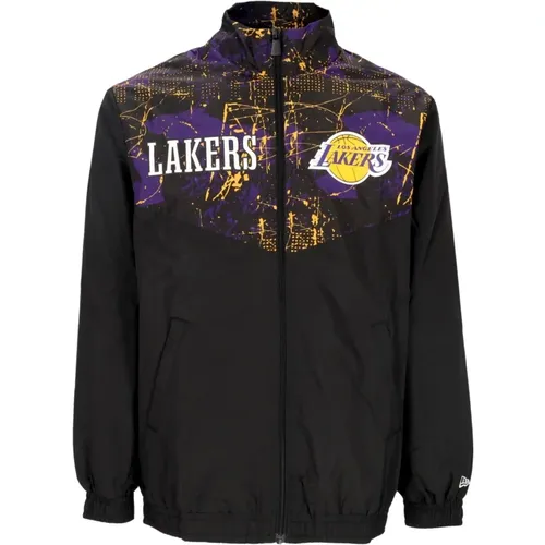 NBA All Over Print Track Jacket , Herren, Größe: XL - new era - Modalova