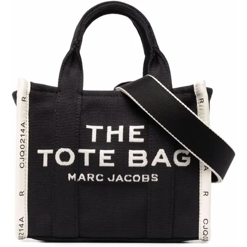 Jacquard Tote Bag with Logo Detail , female, Sizes: ONE SIZE - Marc Jacobs - Modalova