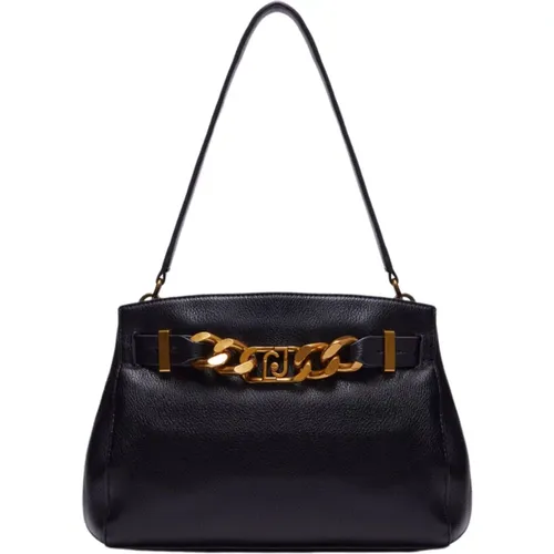 Metal Logo Shoulder Bag , female, Sizes: ONE SIZE - Liu Jo - Modalova