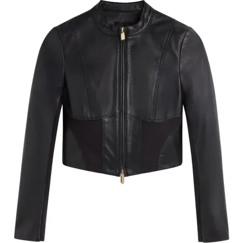 Leather Jacket , female, Sizes: S, M, XS - pinko - Modalova