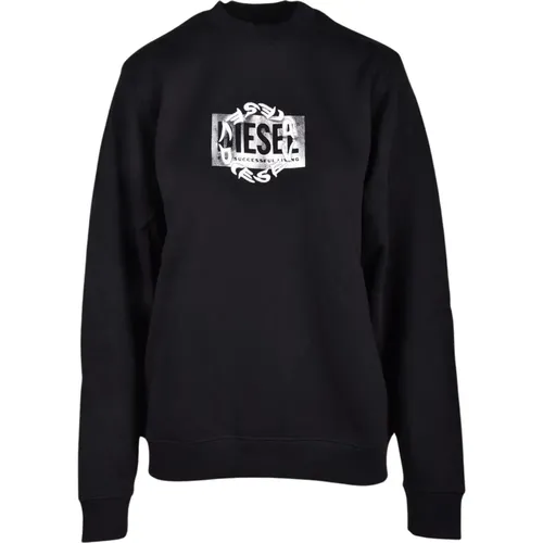 Schwarzer Sweatshirt für Frauen - Diesel - Modalova