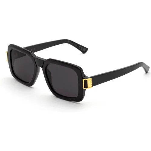 Schwarze Sonnenbrille , Damen, Größe: 55 MM - Marni - Modalova