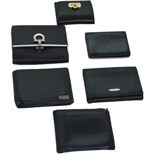 Pre-owned Leather wallets , female, Sizes: ONE SIZE - Salvatore Ferragamo Pre-owned - Modalova