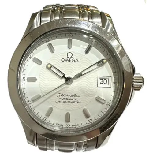 Pre-owned Stainless Steel watches , male, Sizes: ONE SIZE - Omega Vintage - Modalova