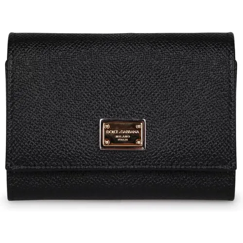 Dauphine wallet , female, Sizes: ONE SIZE - Dolce & Gabbana - Modalova