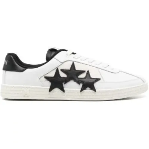 Leather Sneakers with Star Detail , male, Sizes: 8 UK, 11 UK, 7 UK, 6 UK, 9 UK, 10 UK - Amiri - Modalova