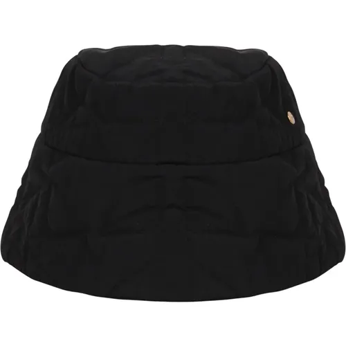 Quilted Bucket Hat with Golden Logo , female, Sizes: S - Patou - Modalova