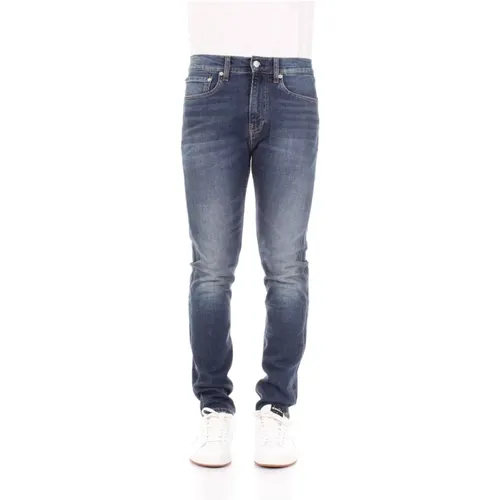 Blaue Skinny Jeans Modern Klassisch , Herren, Größe: W30 - Calvin Klein - Modalova