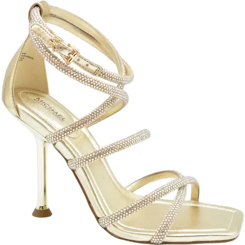 Pale Gold Lace Flat Shoes , female, Sizes: 6 UK - Michael Kors - Modalova