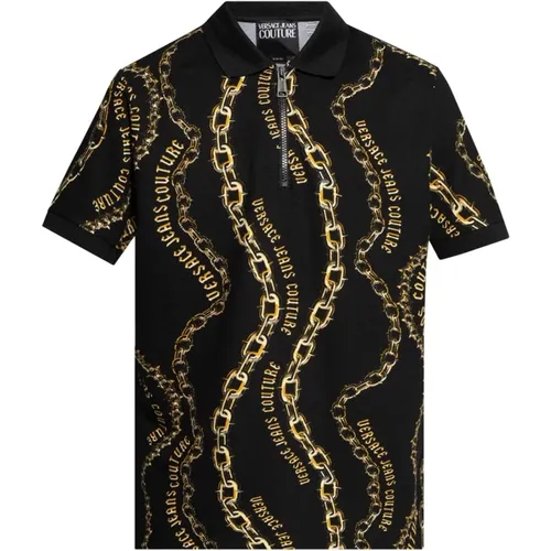 T-Shirt for Men Aw24 , male, Sizes: 2XL, L, M, S, XL - Versace Jeans Couture - Modalova