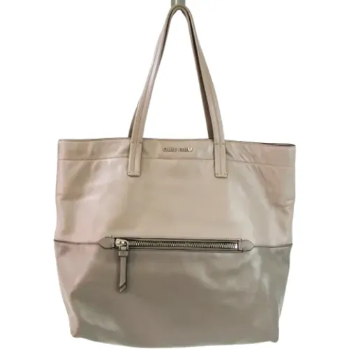 Pre-owned Leather handbags - Miu Miu Pre-owned - Modalova