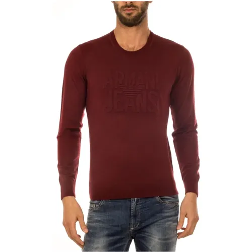 Gemütlicher Strickpullover , Herren, Größe: 2XL - Armani Jeans - Modalova