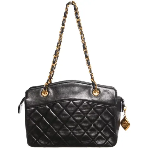 Mini lambskin quilted handbag with hardware - Chanel Vintage - Modalova