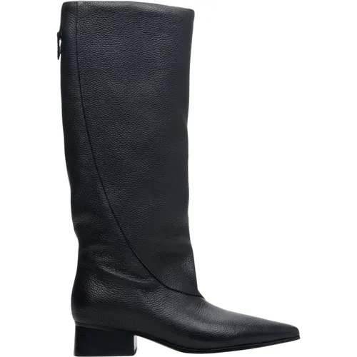 Women`s Wide Shaft Boots made of Genuine Leather Er00113579 , female, Sizes: 3 UK, 7 UK, 2 UK, 4 UK - Estro - Modalova