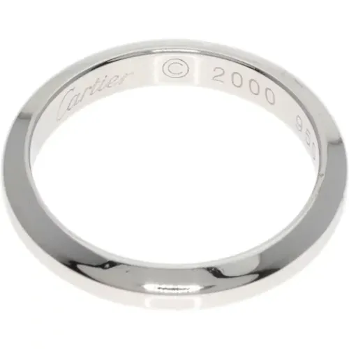 Pre-owned Platinum rings , female, Sizes: ONE SIZE - Cartier Vintage - Modalova