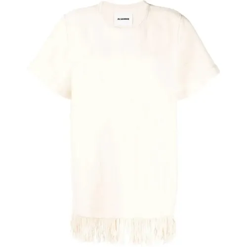 Elegantes Kurzarm-T-Shirt , Damen, Größe: S - Jil Sander - Modalova