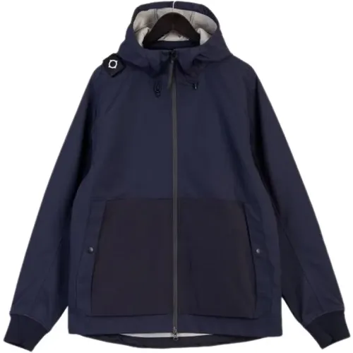 Softshell Hooded Jacket Ink Navy , male, Sizes: S, L, M - Ma.strum - Modalova