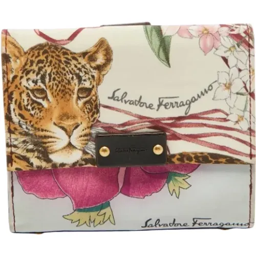 Pre-owned Leather wallets , female, Sizes: ONE SIZE - Salvatore Ferragamo Pre-owned - Modalova