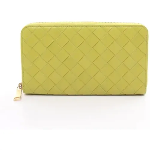 Pre-owned Leather wallets , female, Sizes: ONE SIZE - Bottega Veneta Vintage - Modalova