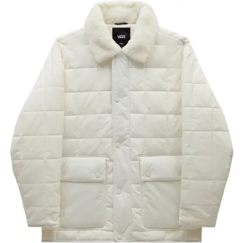 Marshmallow Weiße Baumwolljacke für Damen , Damen, Größe: M - Vans - Modalova