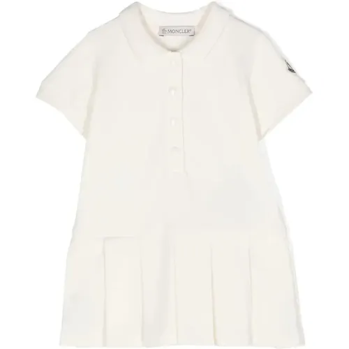 Weiße Tennis Polo Shirt Kleid - Moncler - Modalova