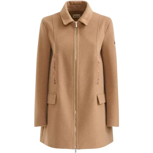 Camel Coat for Women , female, Sizes: L - Alviero Martini 1a Classe - Modalova