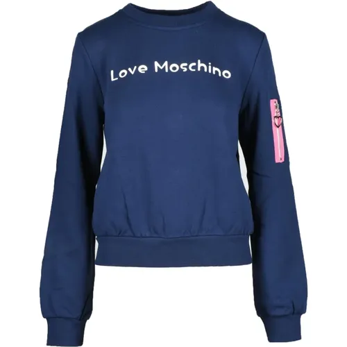 Baumwollstrickpullover , Damen, Größe: S - Love Moschino - Modalova