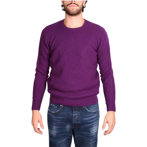 Lambswool Garzato Sweater , male, Sizes: 2XL - Drumohr - Modalova
