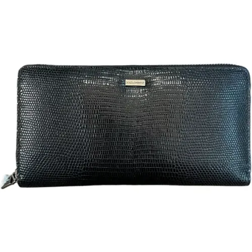Pre-owned Leather wallets , unisex, Sizes: ONE SIZE - Dolce & Gabbana Pre-owned - Modalova
