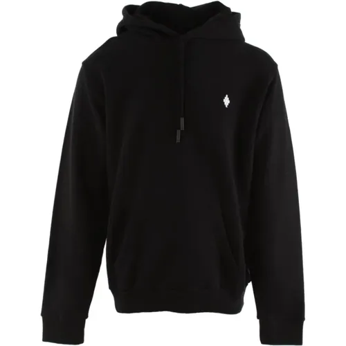 Cross Regular Hoodie für Herren , Herren, Größe: S - Marcelo Burlon - Modalova