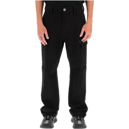 Moderne Straight Denim Hose Versace - Versace - Modalova