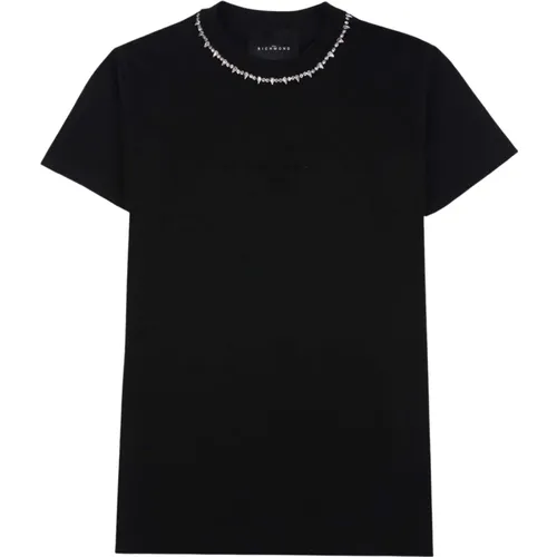 T-Shirt mit Frontdruck , Damen, Größe: XS - John Richmond - Modalova