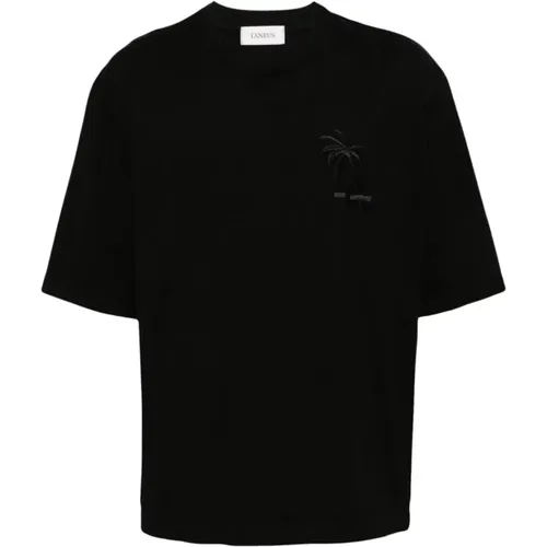 Casual Jersey T-Shirt for Men , male, Sizes: S, M, L - Laneus - Modalova