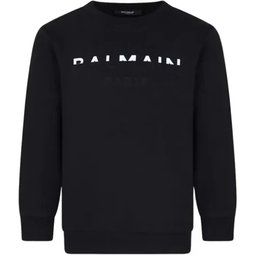 Bio-Baumwolle Logo Sweatshirt - Balmain - Modalova