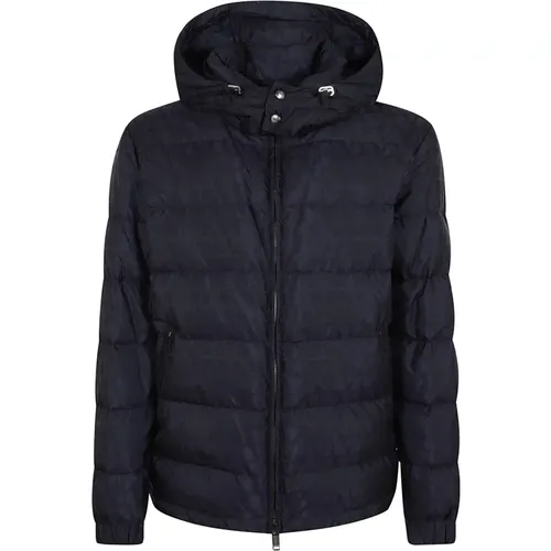 Iconographe Padded Jacket with Jacquard Detail , male, Sizes: L, XL - Valentino Garavani - Modalova