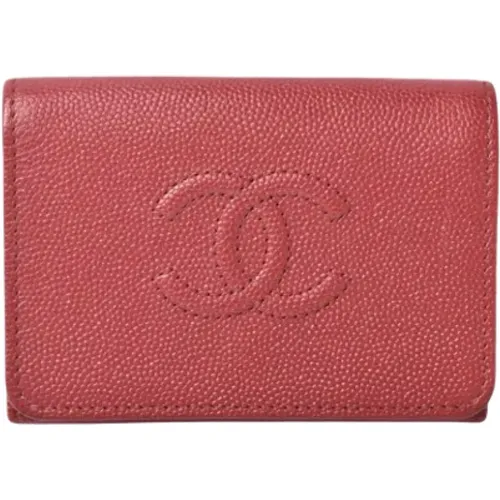 Pre-owned Leather wallets , female, Sizes: ONE SIZE - Chanel Vintage - Modalova