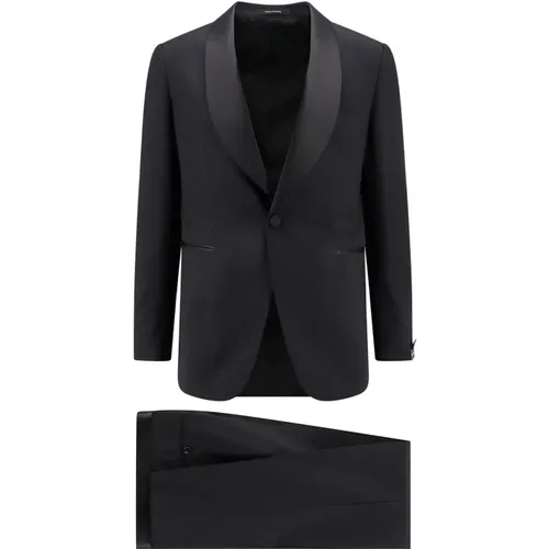 Blazer Suit with Shawl Lapel , male, Sizes: 2XL, 3XL, XL, M, 4XL, S, L - Tagliatore - Modalova
