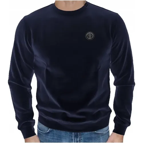 Herren Crewneck Sweatshirt Logo Print , Herren, Größe: 2XL - Plein Sport - Modalova