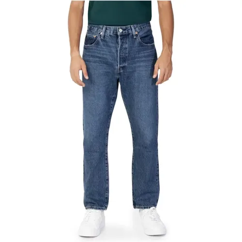Levi's, Blaue Jeans mit Reißverschluss und Knopfverschluss , Herren, Größe: W29 L28 - Levis - Modalova
