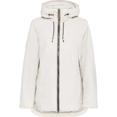 Stylish Jacket with Adjustable Hood and Zipper Pockets , female, Sizes: 2XL, M, XL - camel active - Modalova