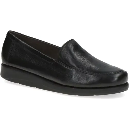 Schwarze Geschlossene Loafers für Damen , Damen, Größe: 36 EU - Caprice - Modalova