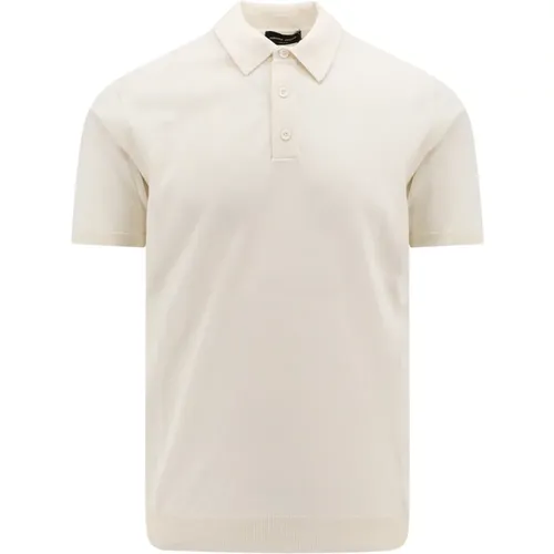 Short Sleeve T-Shirt with Collar , male, Sizes: 2XL, 3XL, M, L, S - Roberto Collina - Modalova